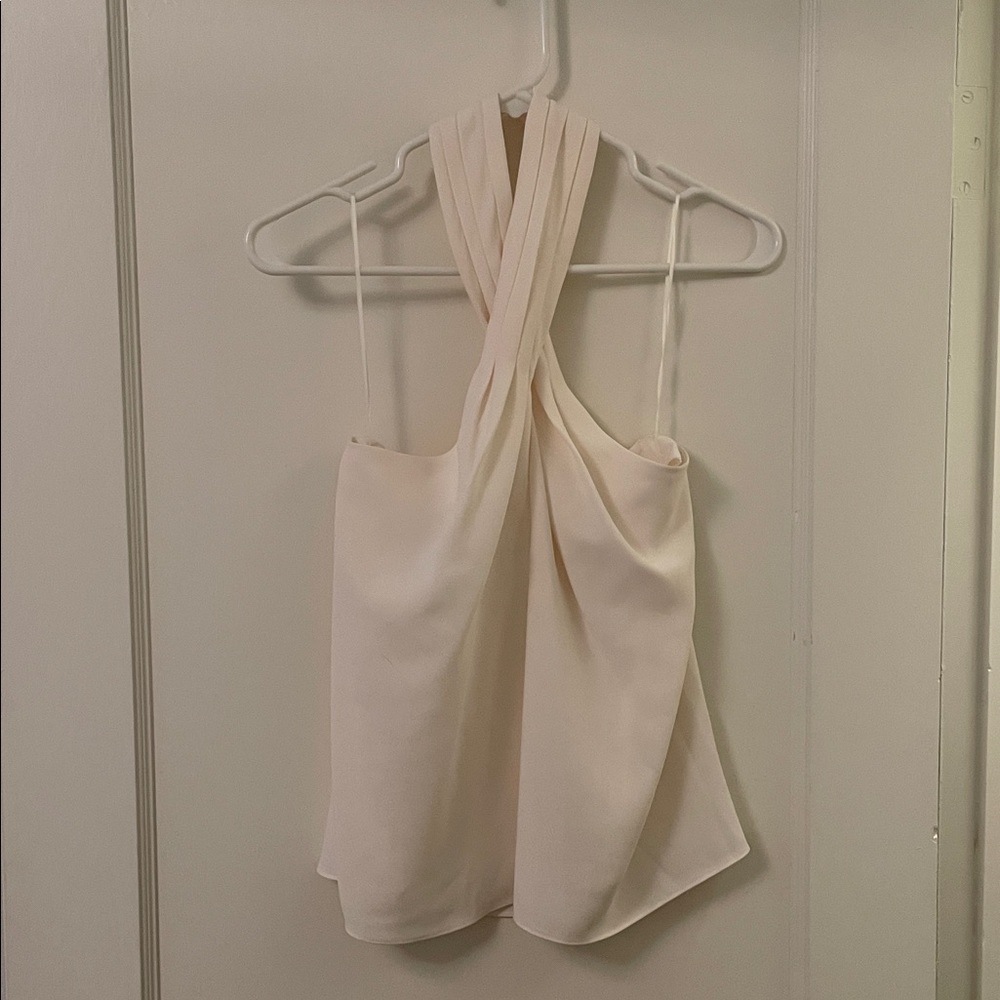Amanda Uprichard Cream Halter Camisole